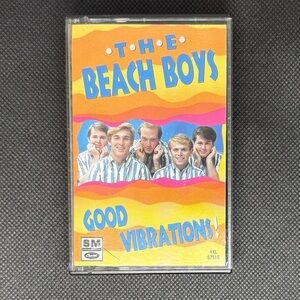 Classic vintage cassette tape featuring the legendary The Beach Boys!